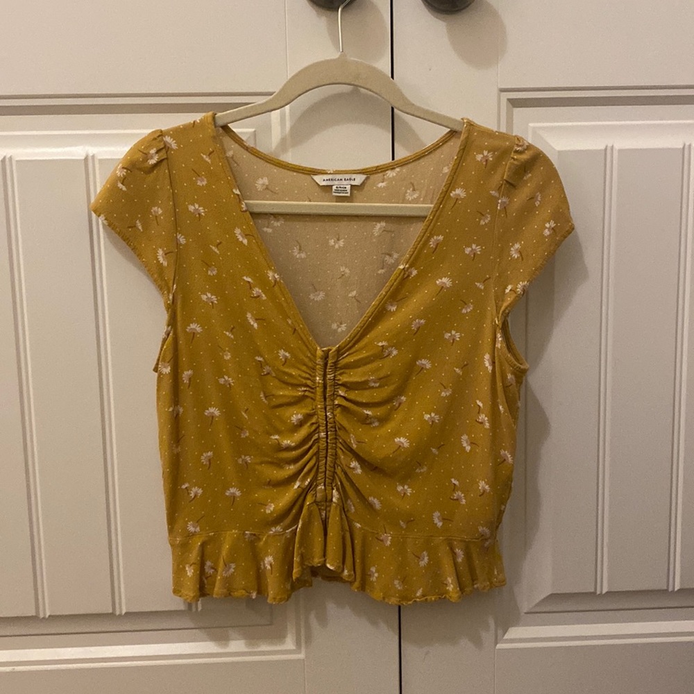 American Eagle Printed Blouse